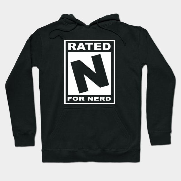 Rated N for Nerd Hoodie by Aggressive Comix